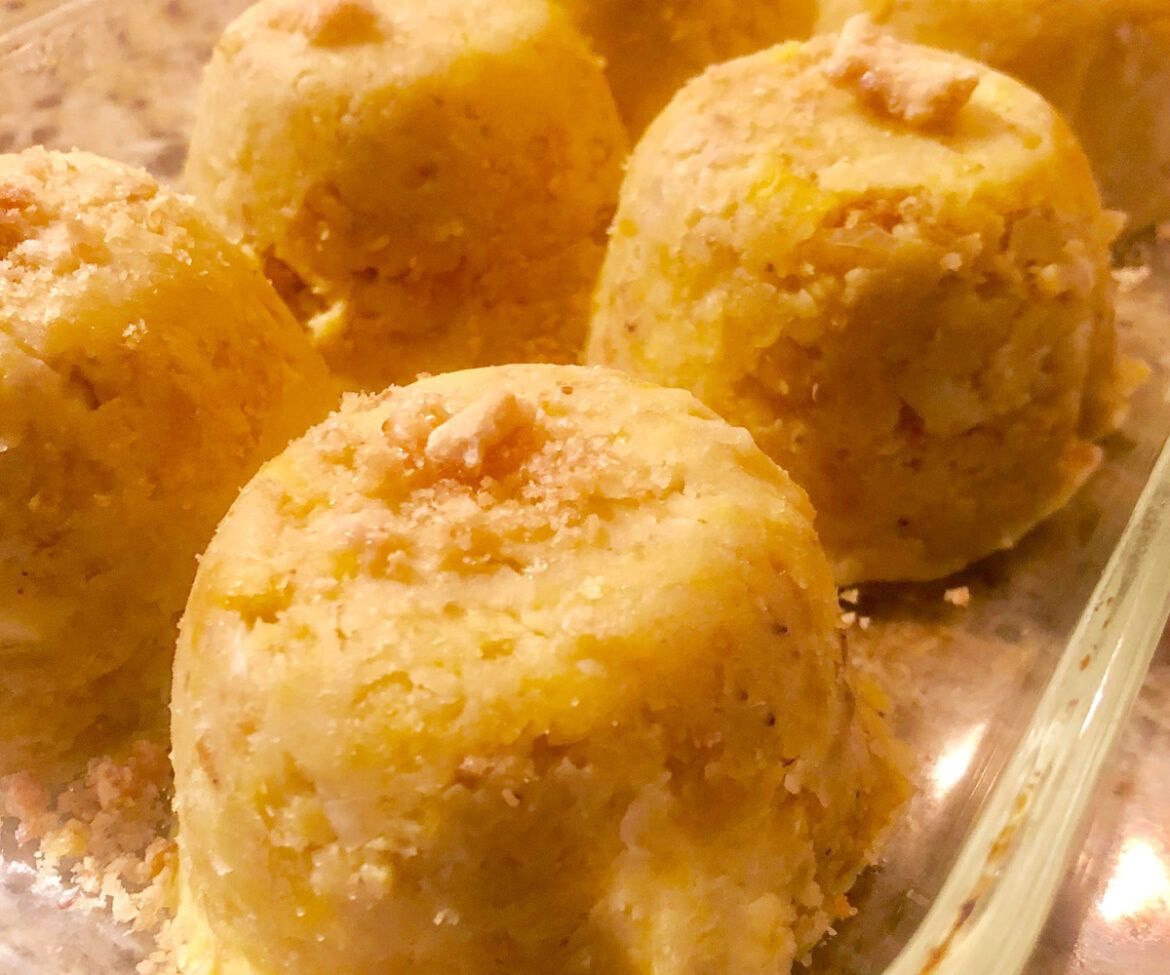 Mofongo relleno con pechuga y camarones 🥓🍤